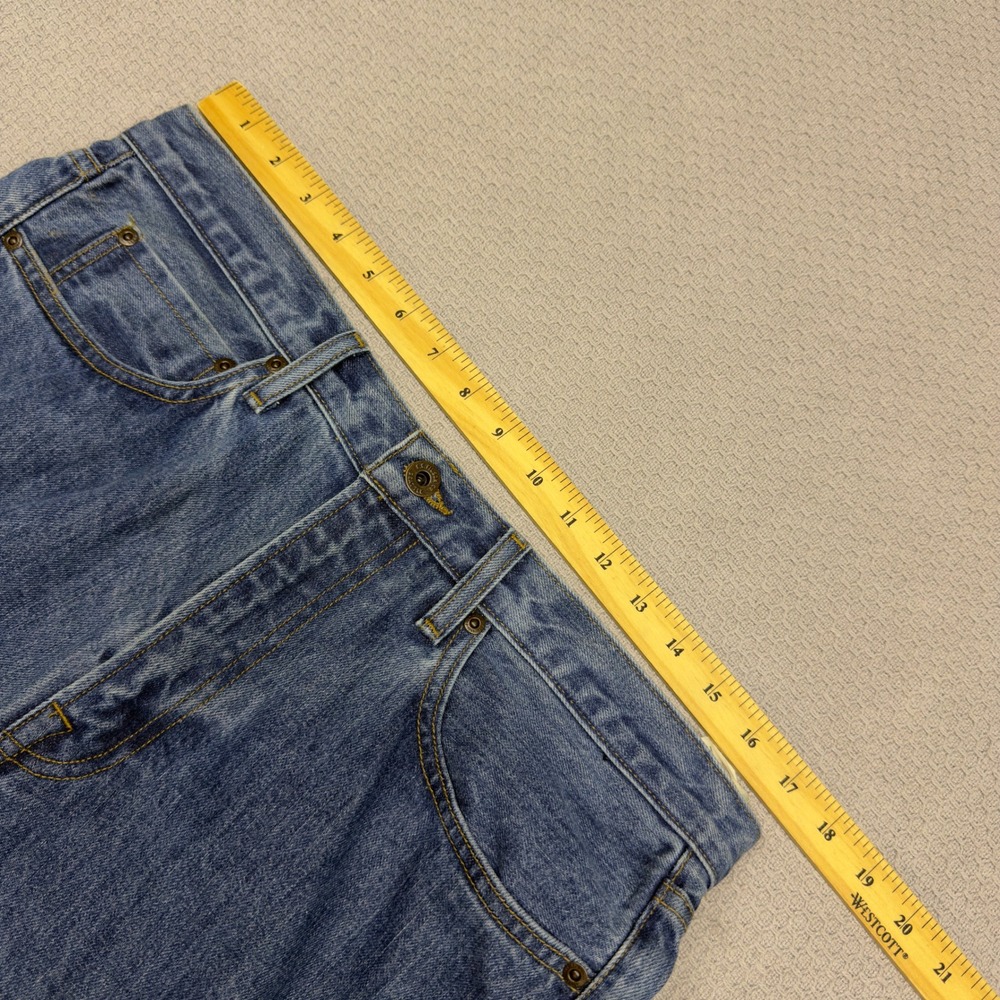 Filson Jeans Mens 34x34 Blue Denim Rail Splitter Made in USA 5 Pocket Workwear - Picture 7 of 10